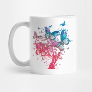 Butterfly tree colorful Mug